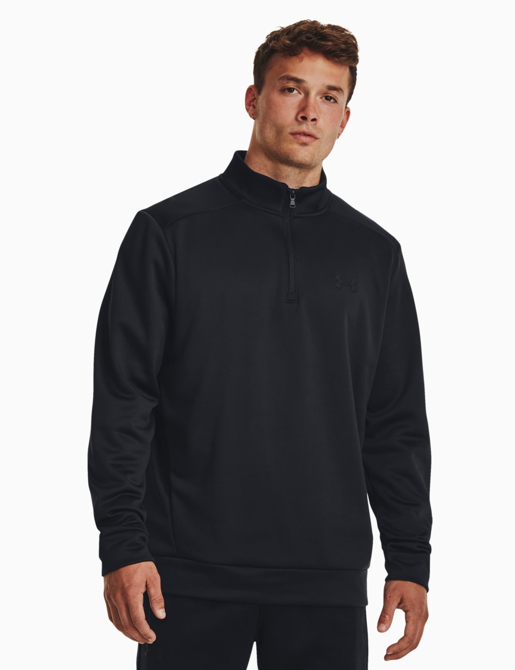 Under Armour Armour Fleece Funnel Neck Sweatshirt Black