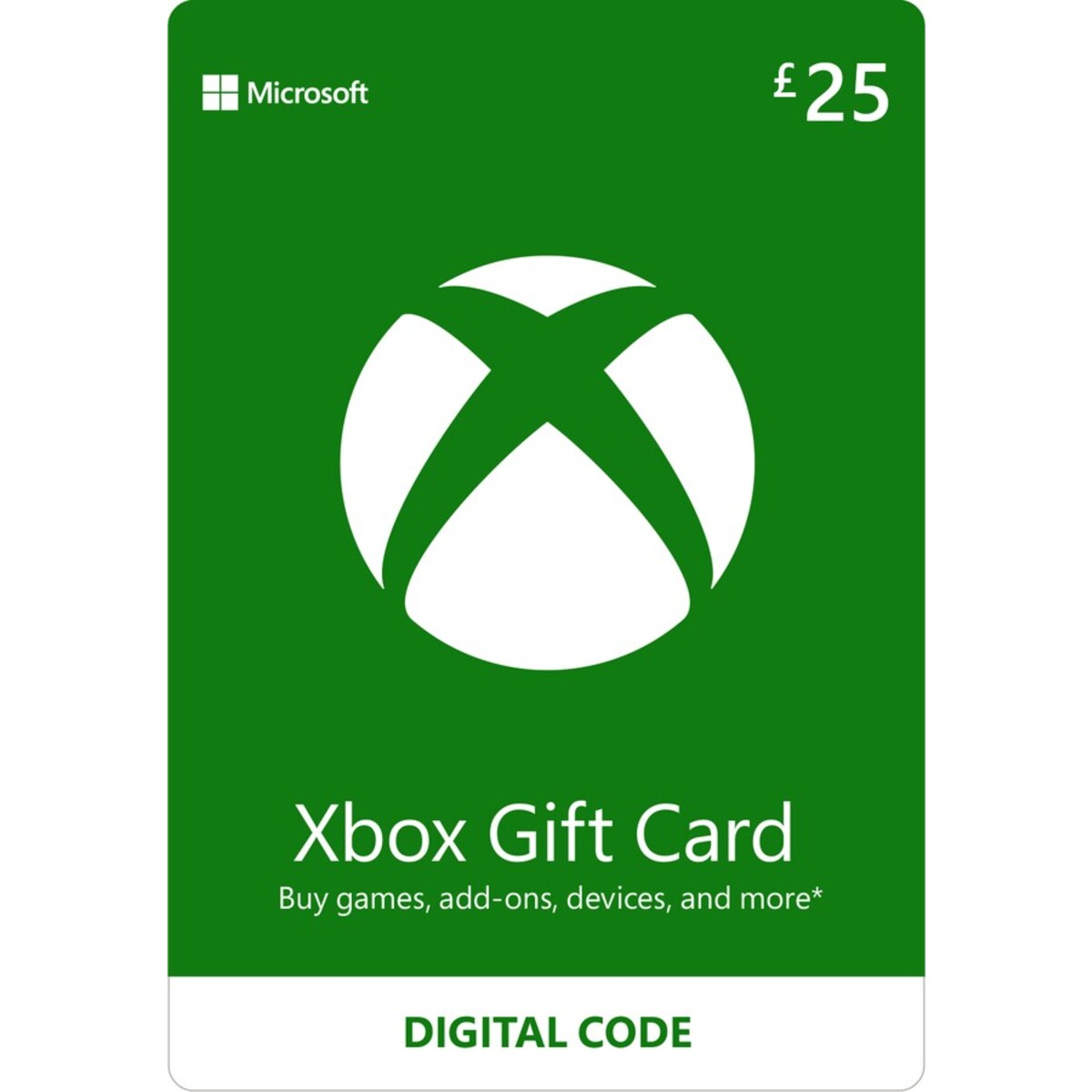 Xbox Live Gift Card £25 - Xbox Series X | S - Xbox One